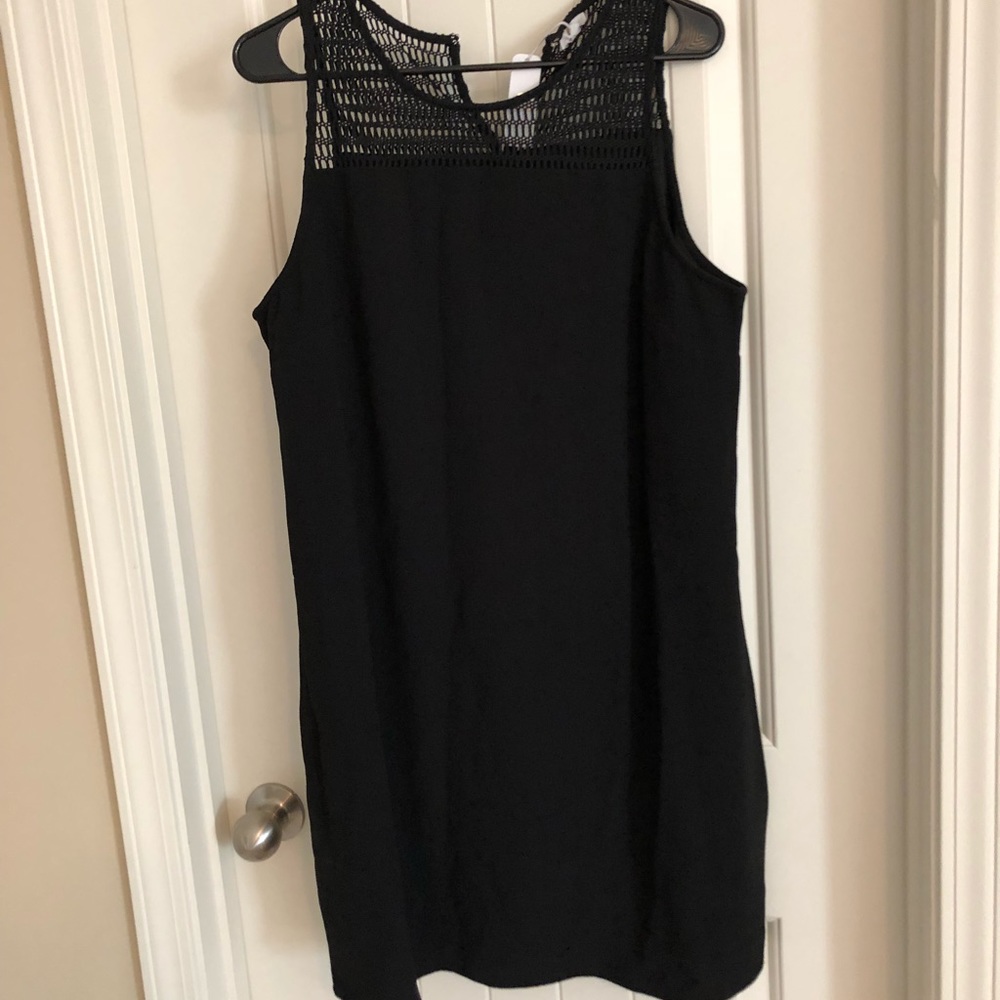 Charming Charlie Black better shift dress NWT
